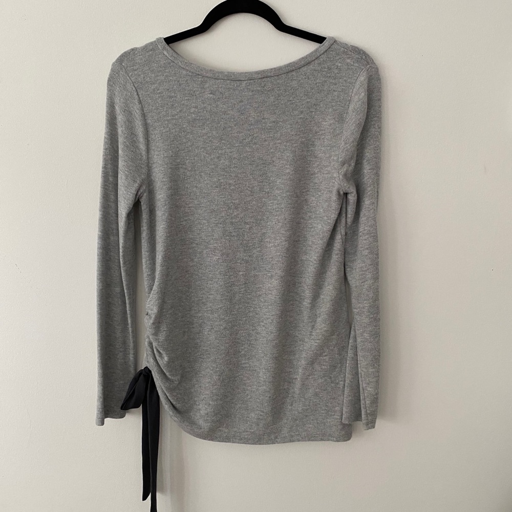 LOFT sweater with ribbon detailing